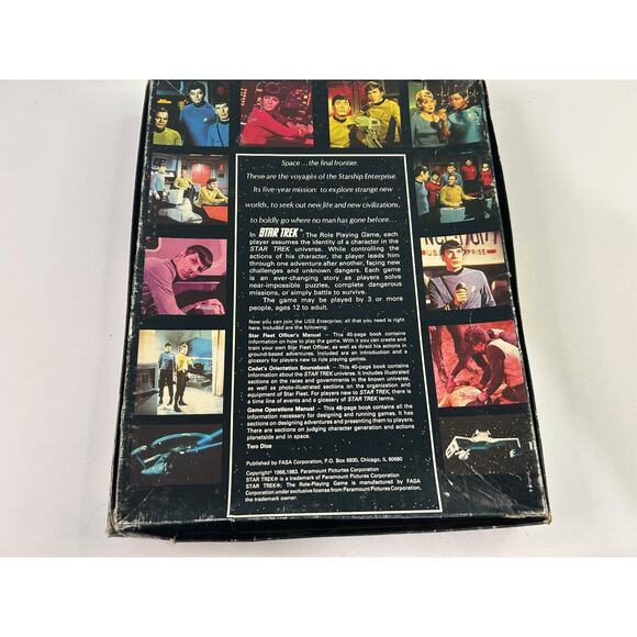 FASA Star Trek The Roleplaying Game Basic Game Second Edition 1983 Complete - Picture 6 of 14